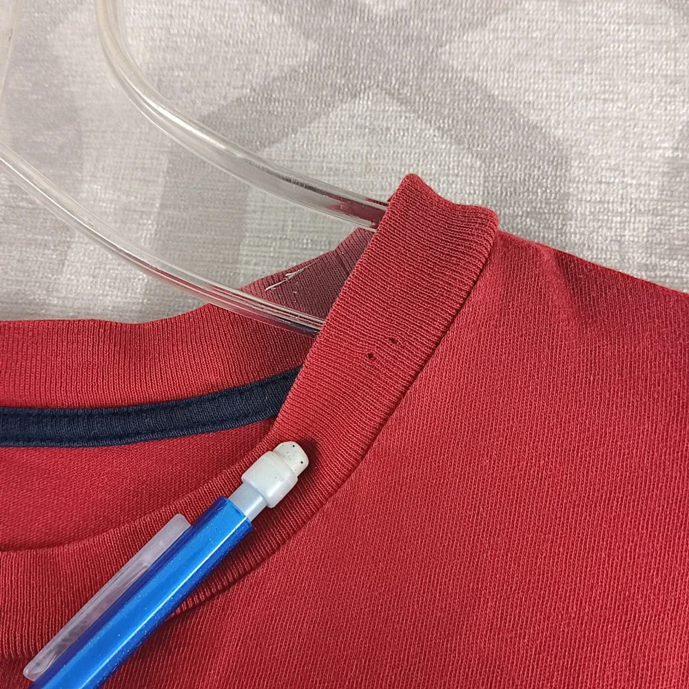 Polo Ralph Lauren Red Blue Baseball T Shirt Boys XL‎ GUC
